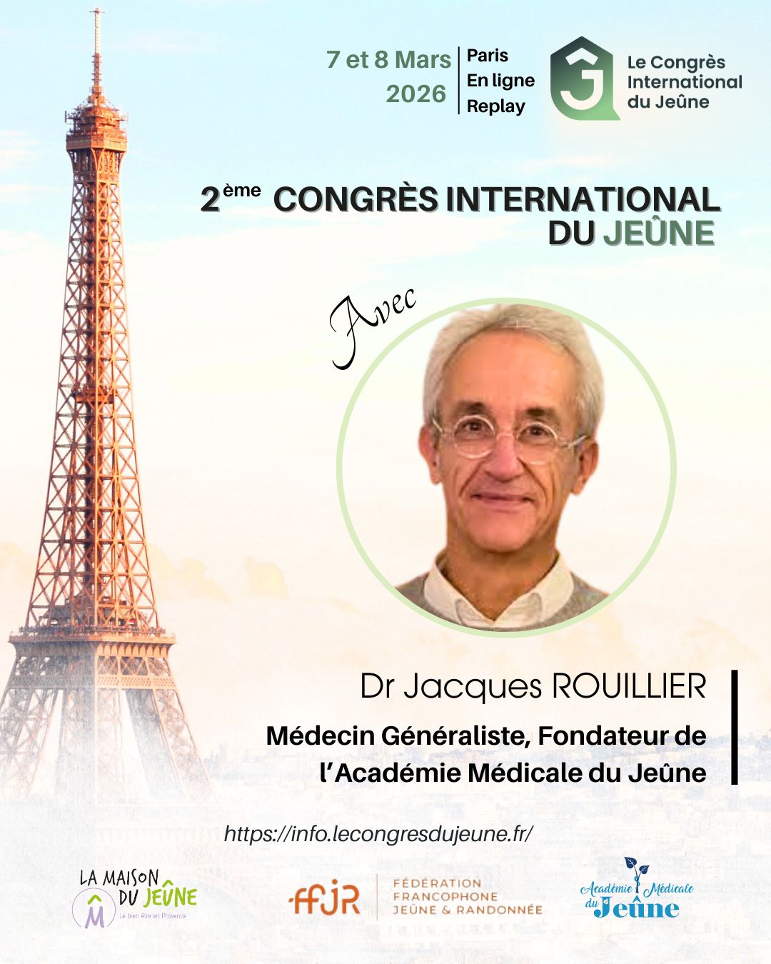 FFJR - 2eme Congrès-JR3 FFJR - 2ème congrès International du Jeûne - Jacques Roulier 2