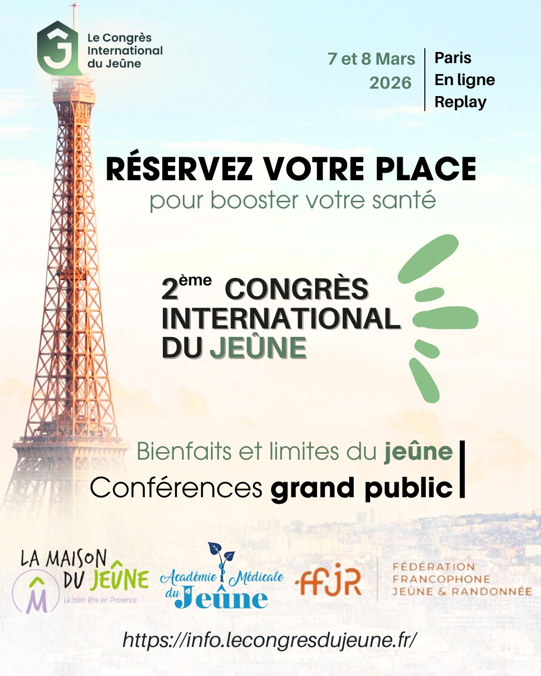 FFJR - 2eme Congrès FFJR - 2ème congrès Internationnal du Jeûne - Principal
